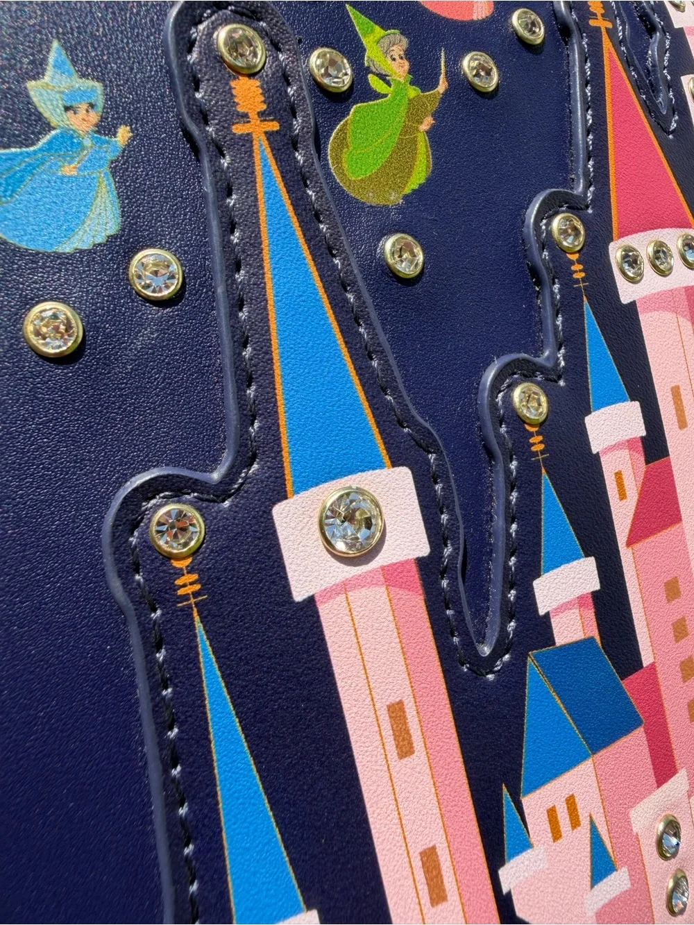 Loungefly Disney Princess Sleeping Beauty Castle Satchel Crossbody NWT Rare